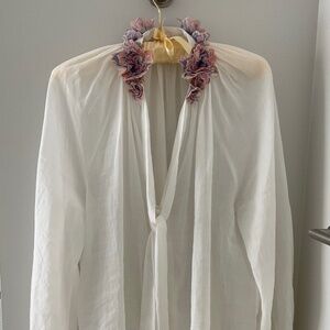 Zimmermann off white blouse AUS 1 US 6